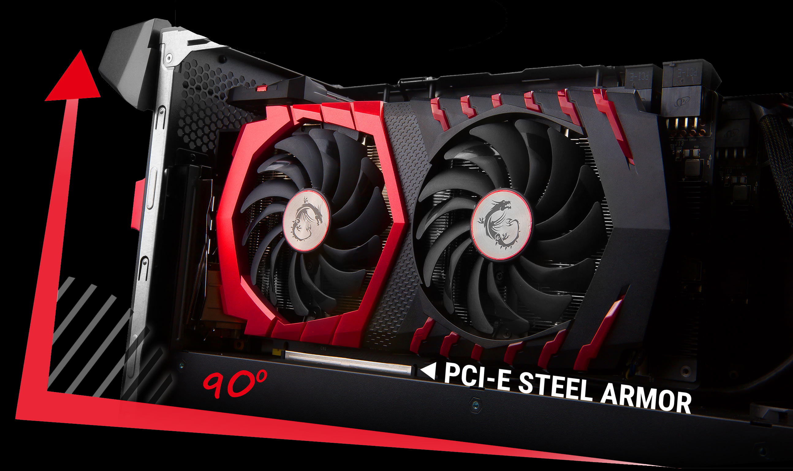 PCI-E Steel Armor protection